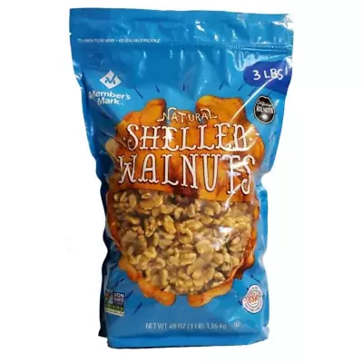 Member'S Mark Natural Shelled Walnuts 3 Lbs. • $17.99