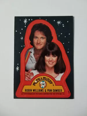 1978 Mork & Mindy Trading Card Sticker #14 • $1.99