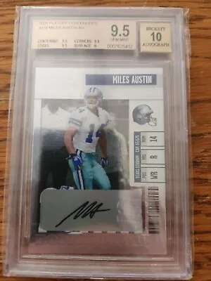 2006 Playoff Contenders Rookie Ticket Miles Austin Autograph Auto Graded 9.5 • $99.99