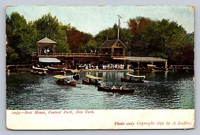 Postcard New York City Central Park Boat House 1908 F247 • $7.95