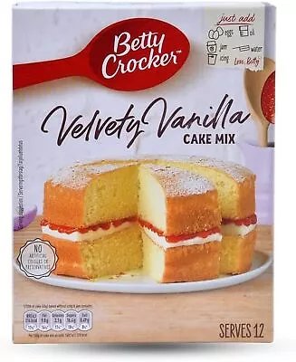 Cake Mix Bundle Which Contains Betty Crocker Velvety Vanilla Cake Mix 425g - ... • £13.87