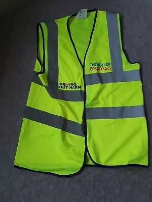 £5 • Buy National Express - Ex Bus/Coach Drivers Old Hi-Vis - Size Small