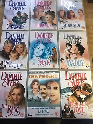 DANIELLE STEEL DIGITALLY REMASTERED COLLECTION CLASSIC X8 PROPER REGION 2 DVDs • £14.99