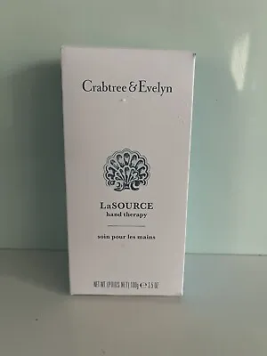 Crabtree And Evelyn La Source Hand Cream Hand Therapy 100g - Sealed & Boxed • £16