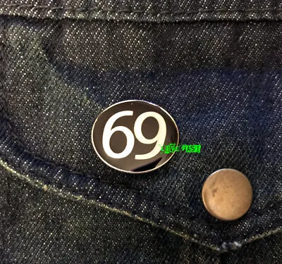 $9.99 • Buy 69 BIKER LAPEL PIN Vintage Motorcycle Pin, Biker Pins, Biker Jacket Pins, Badges