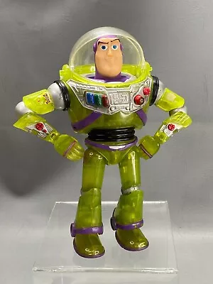1990s Toy Story Interstellar Crystallic Fusion Green Clear Buzz Lightyear Figure • $45.47