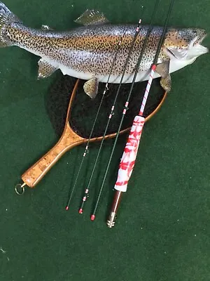 6’6” 4pc 3wt Moderate Fast Action Fly Rod • $150