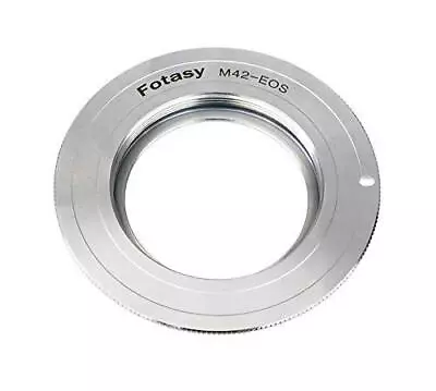 Fotasy Copper M42 Lens To Canon Adapter M42 EF AdapterM42 EF-S Infinity • $12.69