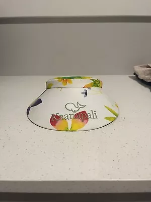 Vintage Kaanapali Golf Visor Hat - Floral Print - Maui Hawaii Golf Course • $19.99