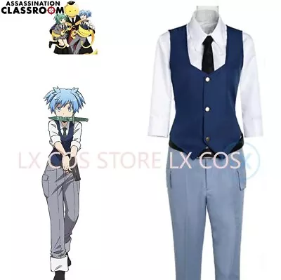 Anime Assassination Classroom Ansatsu Kyoushitsu Shiota Nagisa Cosplay Costumes • $63.99