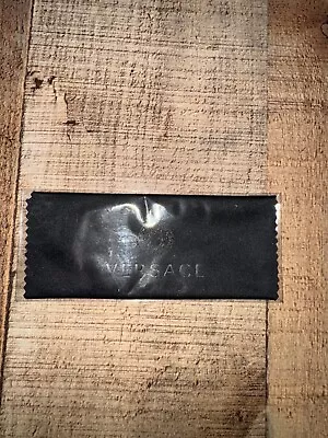 Versace Dust Cloth New  Black  Sealed No Glasses Cloth Only • $7.99