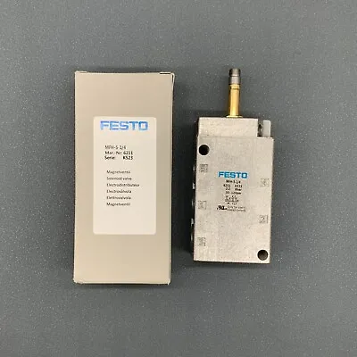 New & Genuine FESTO MFH-5-1/4 MFH51/4 6211 Solenoid Valve Free Shipping • $59.98