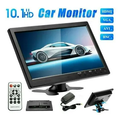 10.1'' LCD CCTV 1024X600 Car Monitor Display HD PC Screen HDMI VGA AV W/ Speaker • $69.99