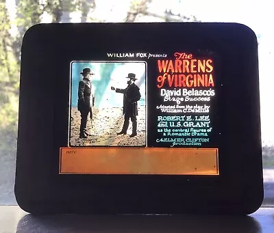 1924 Magic Lantern Slide Movie THE WARRENS OF VIRGINIA Martha Mansfield • $49