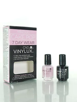 CND VINYLUX Mini Duo Nail Polish  In Cake Pop & Topcoat Pick Your Lot • $7.99