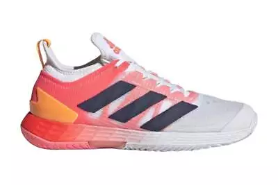 Adidas Women's Adizero Ubersonic 4 Tennis Shoes (White/Blue Rush/Acid Red Size • $121.99