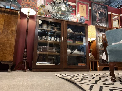$550 • Buy 1920s Art Deco Movement Bookcase / China Cabinet / Display Cabinet