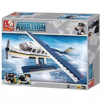 Sluban 361 Aviation Z-Seaplane Building Brick Kit (214pcs) • $29.73