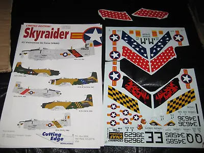Skyraider  #3 Vietnamese Air Force (VNAF) By Cutting Edge In 1/48 Scale -partial • $17.99