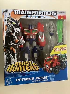 Transformers Prime Beast Hunters Voyager Optimus Prime NEW Sealed Box • $79