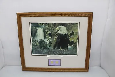 £34.95 • Buy Limited Edition American Eagle Don Marco Lithograph Print 1989 Land Of The Free