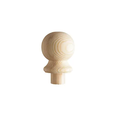 Stair Newel Post Cap Ball Newel Cap - Select Timber Type And Size • £7.50