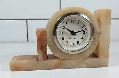 Small Vintage Mercedes Marble Mantle Clock West Germany • $17.41