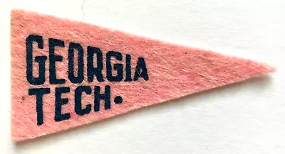 GEORGIA  TECH (yellowjackets)- 1940s  Mini  FOOTBALL College FELT Pennant / RARE • $8.50