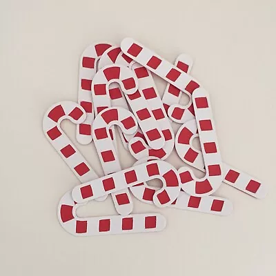 14 'CANDY CANE' Christmas Die Cut Card Toppers - Xmas Traditional Cardmaking • £1.75