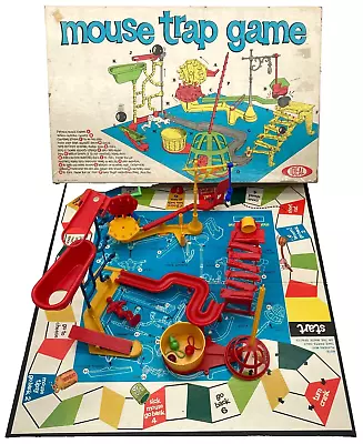 VTG 1963 MOUSE TRAP Board Game IDEAL Incomplete! • $26.99