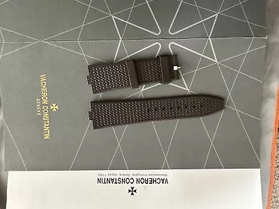$450 • Buy New OEM Authentic Vacheron Constantin Overseas Rubber Strap Brown