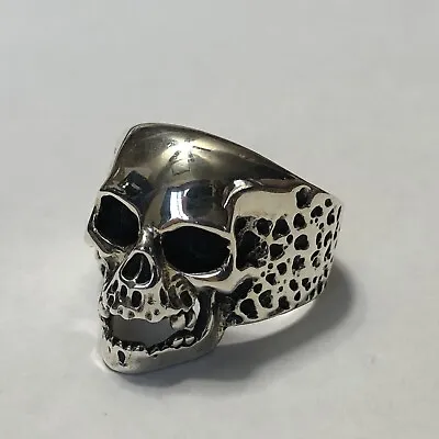 METALLICA CLIFF BURTON  Decay Skull Sterling Silver 925 Ring Like The Great Frog • $150