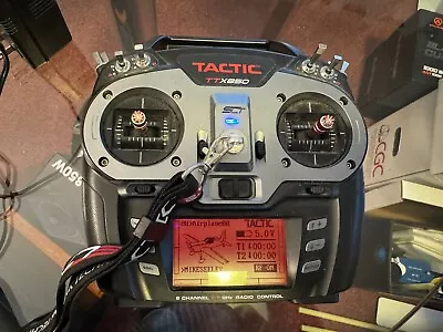 Tactic TTX650 6 Channel Transmitter Charger 2 Brand New Batteries • $31