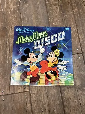 WALT DISNEY - Mickey Mouse Disco - Vinyl LP 1st Press 1979  Disneyland 2504 Rare • $5.95