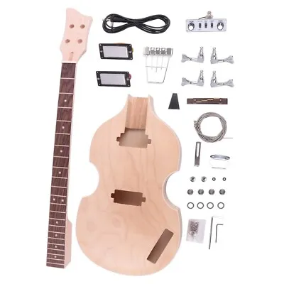 Four 4 String Electric Bass Guitar Kit Diy Set Build Your Own Guitar Violin Bass • $199.99