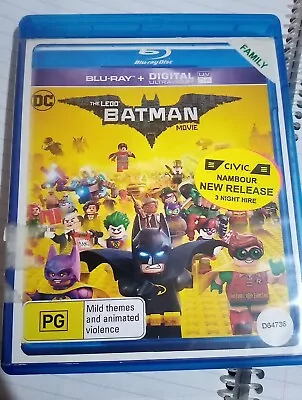 LEGO-The Batman Movie (Blu-ray 2013) Ex Rental Sticker On Side • $0.99