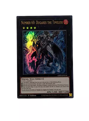 £2.95 • Buy Number 60: Dugares The TImeless - GFP2-EN144 - Ultra Rare - 1st Edition - YuGiOh