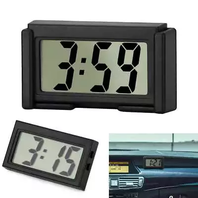 Lots Portable Mini Car Dashboard Digital Clock For Vehicle Large LCD Time Screen • $6.39