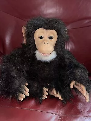 Fur Real Furreal Cuddle Chimp Chimpanzee Interactive Plush Monkey Works • $39.95