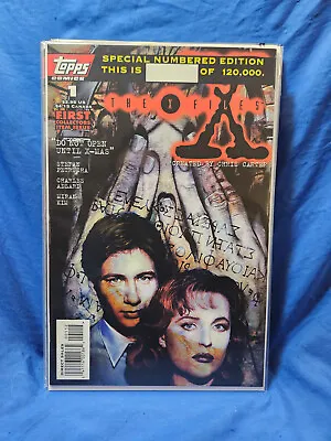 The X-Files #1 Special Numbered Edition NO NUMBER Error 1995 Topps Comics VF+ • $24.99