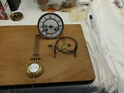  Vienna Wall Clock Movement Bracket With Gong And Pendulum.  • $44.21