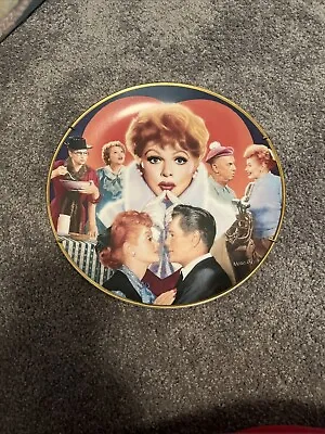 I Love Lucy 1992 Hamilton Collection Plate  Lucy  By Morgan Weistling • $15