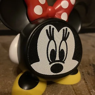 Red Disney Minnie Mouse Small Wireless Bluetooth Portable Mini Speaker IHome • $19.99