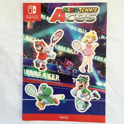 Mario Tennis Aces Stickers Promo Gamescom 2018 Nintendo Switch Collector  NEW  • £3.90