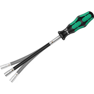 Wera 028150 Kraftform 391 Flexible Nut Spinner 7mm Flexi Hex Driver • £11.50