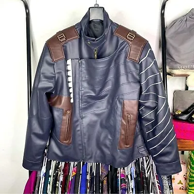 Marvel Avengers Infinity War Bucky Barnes Faux Leather Cosplay Jacket • $79