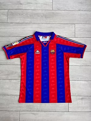 FC Barcelona Kappa Football Shirt Soccer Jersey Size L • $80