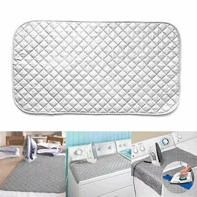 Magnetic Ironing Laundry Pad/Mat Washer Dryer Cover-Board Blanket Hot-sale • $23.36