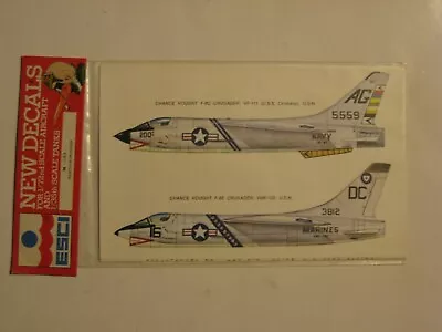 Ecsi Sheet #26---chance Vought F-8 Crusader---brand New--$1.85 Shipping • $3