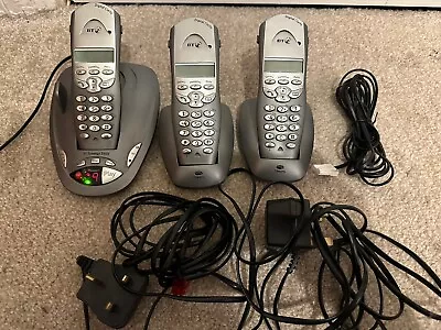 BT Synergy 3505 Cordless Landline Phones X3 Spare And Repairs • £0.99